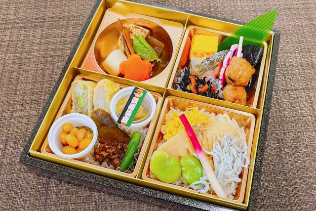 期間限定（5月・6月） 観劇幕の内弁当～炙り筍としらす御飯～