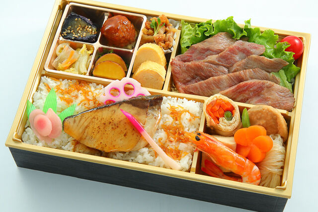 ブリの照り焼とA5和牛焼肉御膳（No.148）