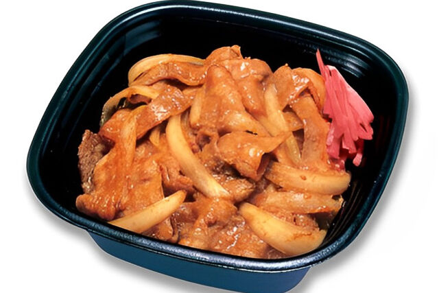 「かまどや弁当」の豚しょうが焼丼