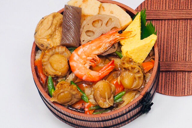 【熨斗対応可】絶品！ホタテと五目釜めし