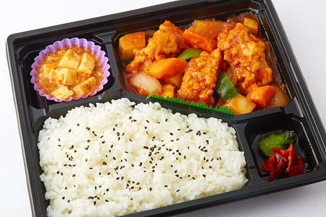 サバのチリソース弁当