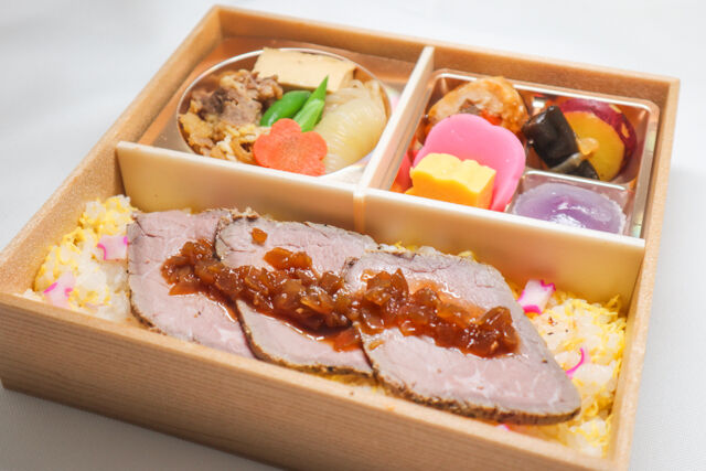 牛すき焼きのローストビーフ弁当