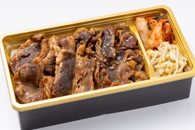 牛バラ＆カルビ焼肉重