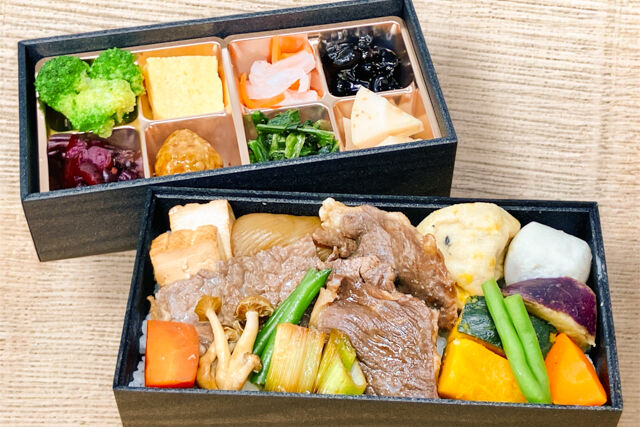 すき焼きと彩り煮菜の和ごころ膳