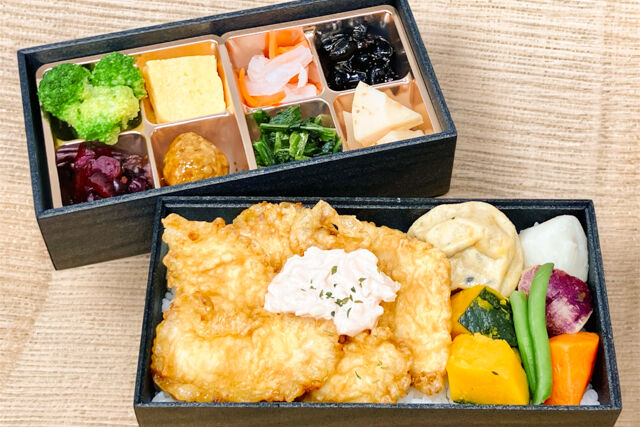 鶏天と彩り煮菜の和ごころ膳