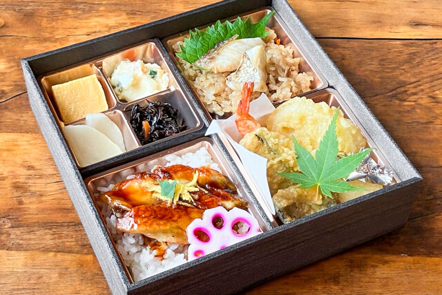 【秋限定】鯛飯の鰻天ぷら御膳