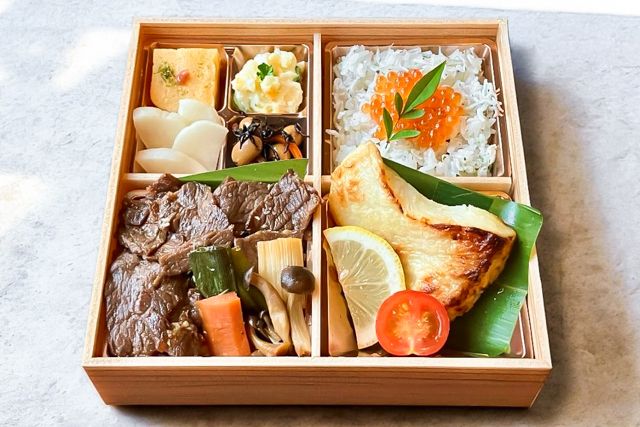 【冬限定】牛すき焼きと海の恵み