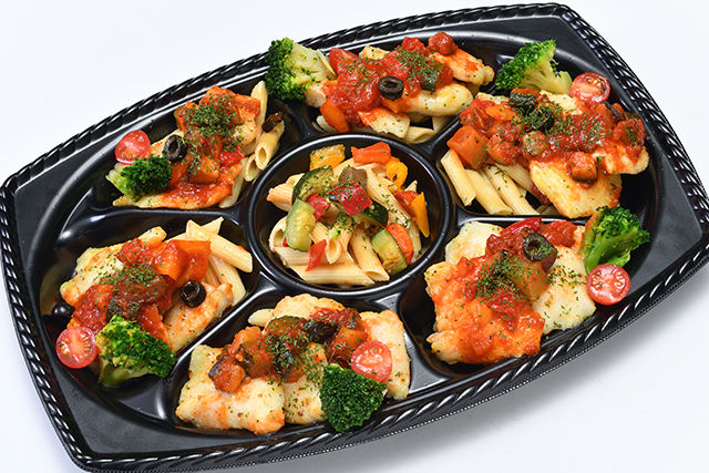 白身魚のムニエル～ラタトゥイユソース～