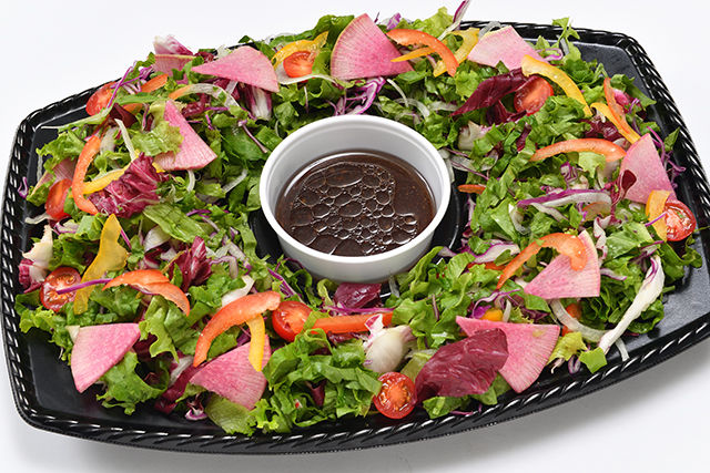 グリーンサラダ～ブラックオリーブ＆バルサミコドレッシング～