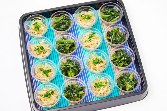 ナムル2種盛り(小松菜・もやしのナムル)