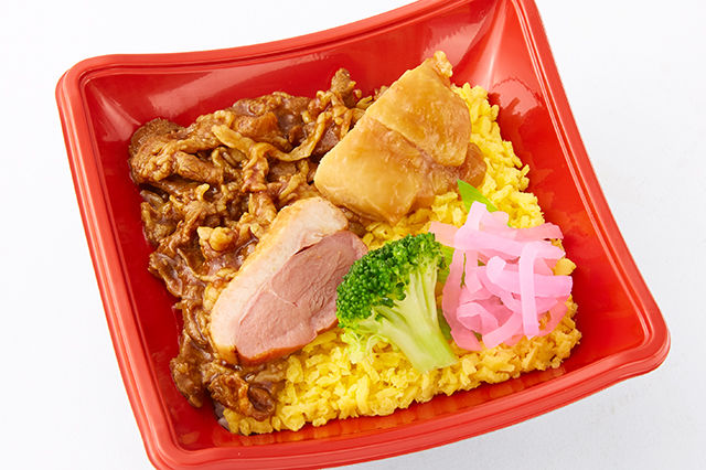 桃（もも）～牛肉カルビと鴨のスモーク丼～