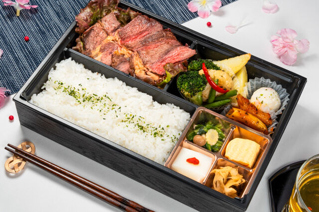 中落ちビーフステーキ御膳