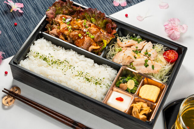 和牛焼肉と豚しゃぶコンボ弁当