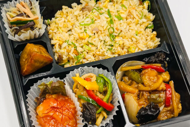 ＜特選＞海老の甘酢あんかけ焼飯弁当