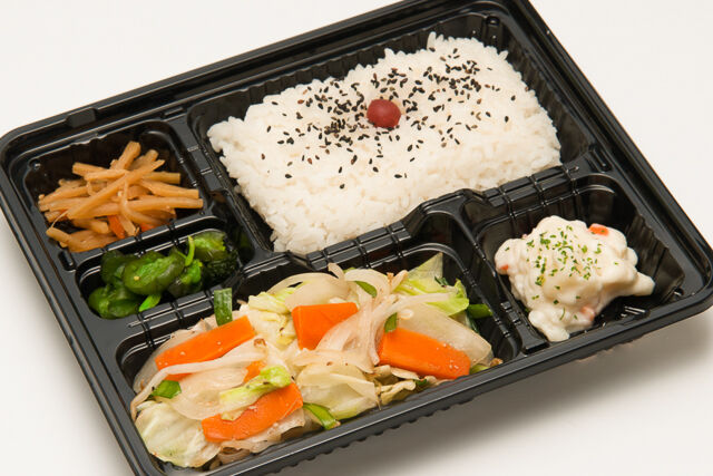 野菜炒め弁当