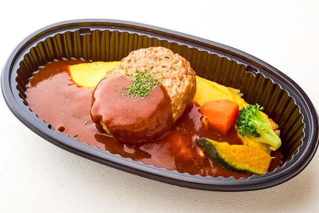 【特製デミグラスソース】オムライス＆ハンバーグ