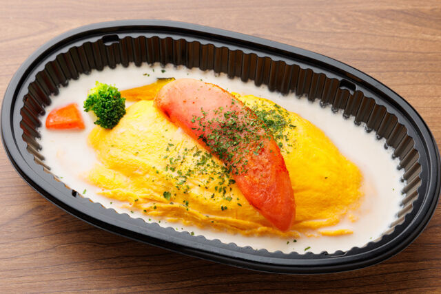 博多明太オムライス（クリームソース）