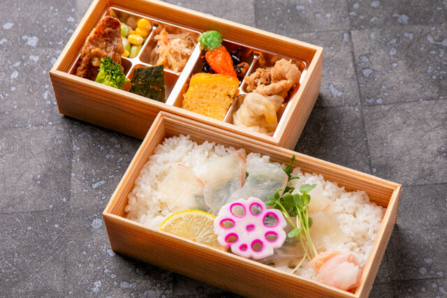 【南喜久の昆布〆】特上鯛の2段重