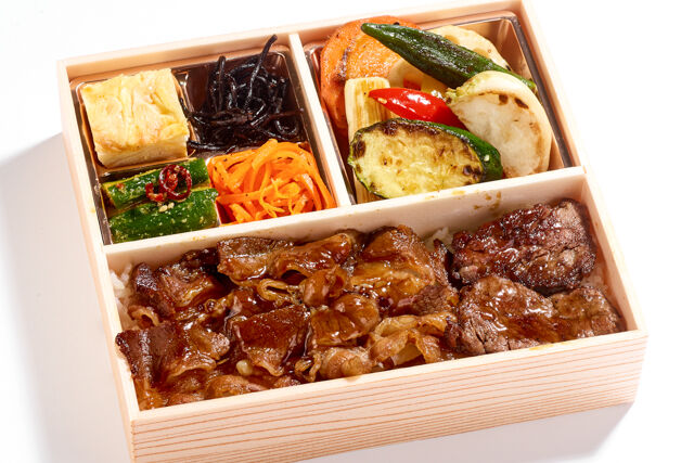 カルビ ハラミ弁当