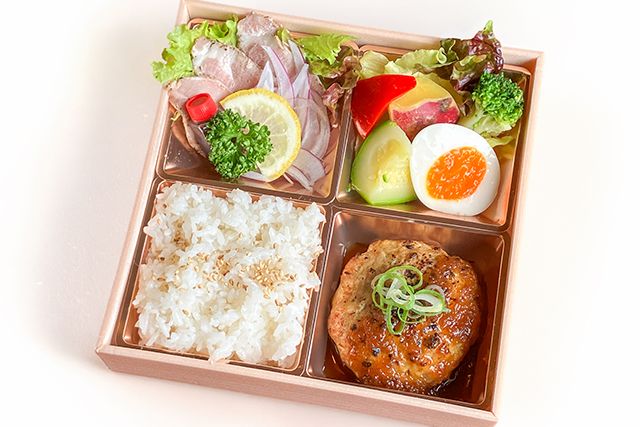 【夏限定】和風おろしハンバーグとローストポーク