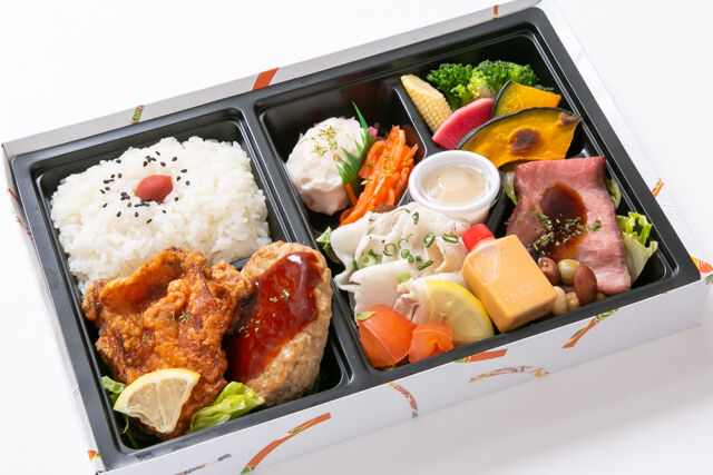 Deli御膳ーフライドチキン＆BBQハンバーグー