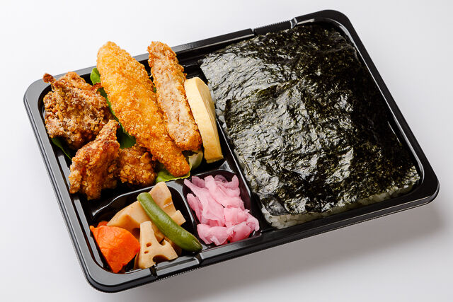 【有明産のり弁】ミックスフライ