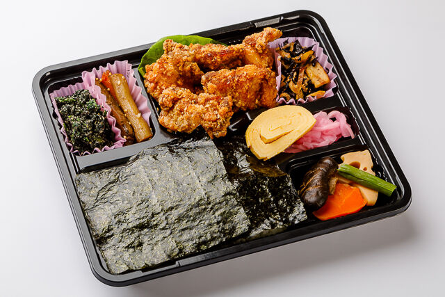 【有明産海苔弁当】手仕込み唐揚げ～和惣菜と一緒に～