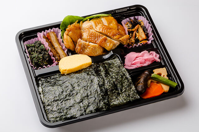 【有明産海苔弁当】照焼チキン～和惣菜と一緒に～