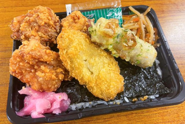 のっけのり弁 からあげ