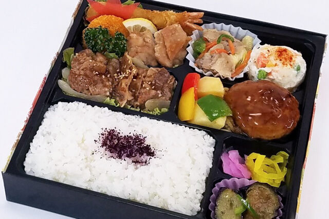 和牛焼肉とハンバーグ弁当（NO.112）