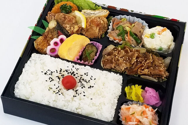 和牛焼肉と季節の焼魚弁当（NO.115 ）