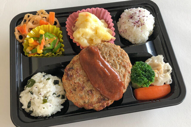 ハンバーグデミグラスソース彩り弁当