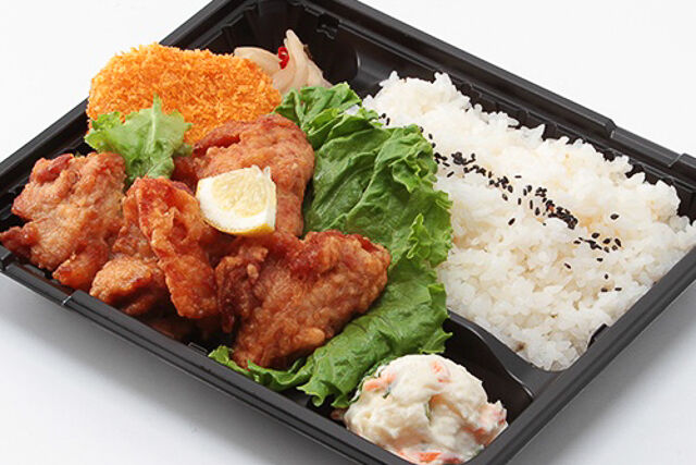 箸坊主 唐揚げコロッケ弁当