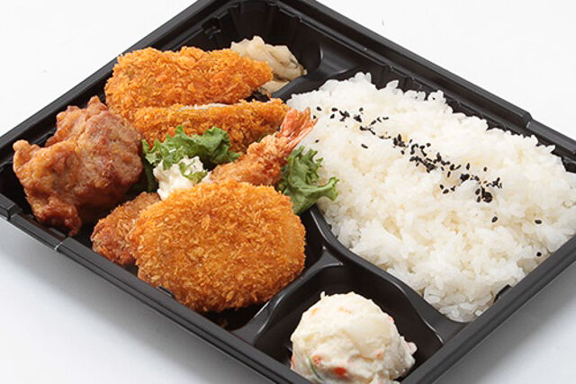 箸坊主 ミックスフライ弁当