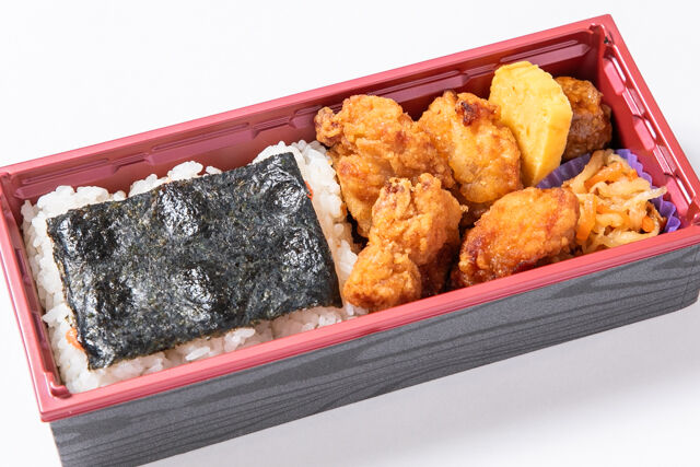 俵結びの明太のり弁＜唐揚＞