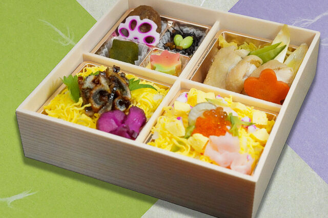 海鮮チラシと鶏すき焼きひつまぶし御膳