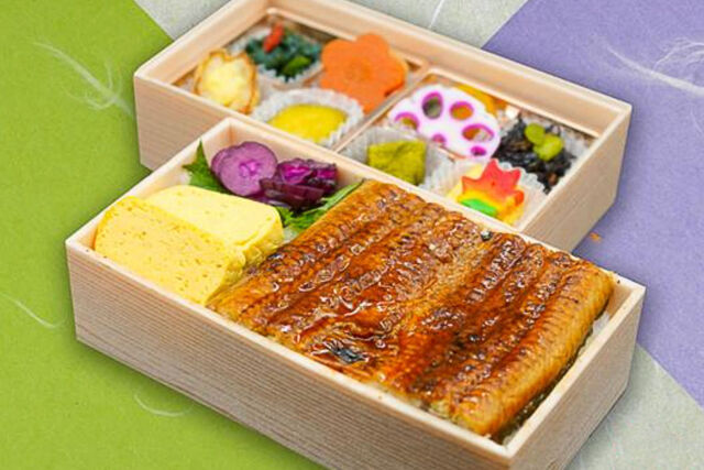 鰻二段重