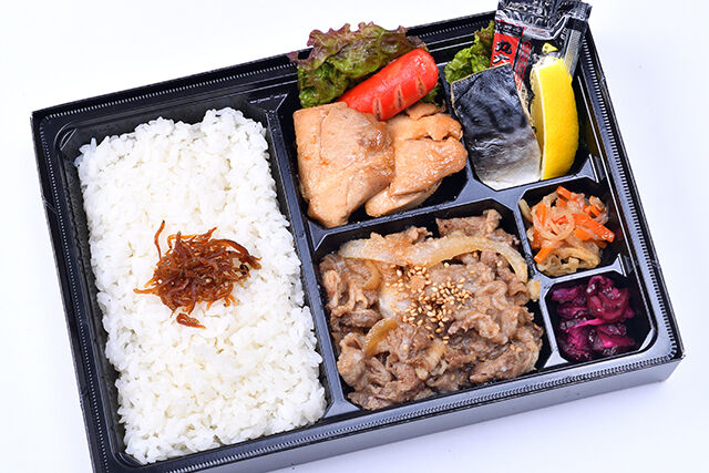 2種のおかずが楽しめる！牛焼肉＆鶏照り焼き弁当