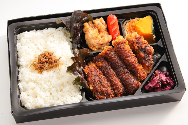 はまよし特製味噌ダレ名古屋名物味噌カツ＆唐揚げ弁当