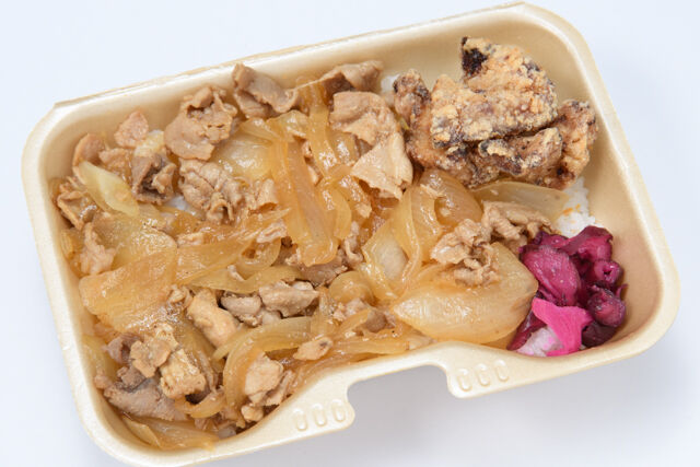 豚焼肉唐揚げ飯