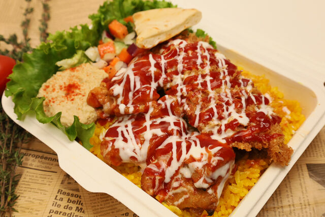 チキン＆フィッシュオーバーライスコンボ