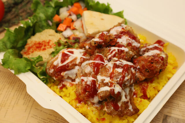 チキン＆ポップコーンシュリンプオーバーライスコンボ