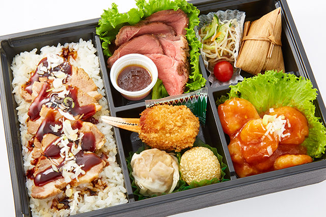 藤～中華風ローストビーフとエビチリ御膳～