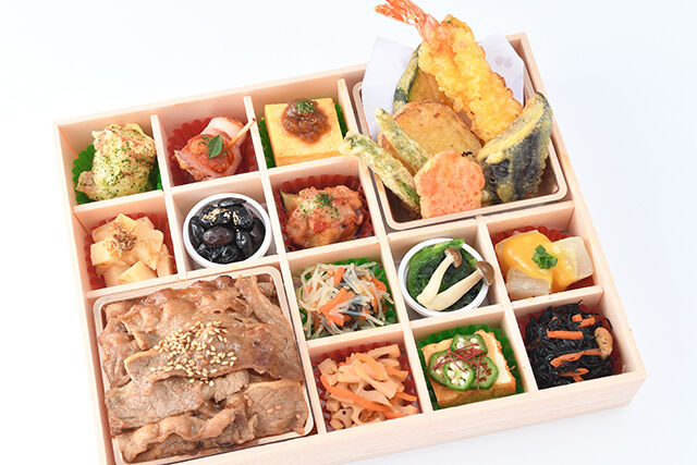 【熨斗対応可】彩り 焼肉重＆天婦羅御膳