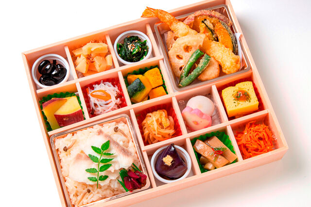 【熨斗対応可】彩り 鯛めし＆天麩羅御膳