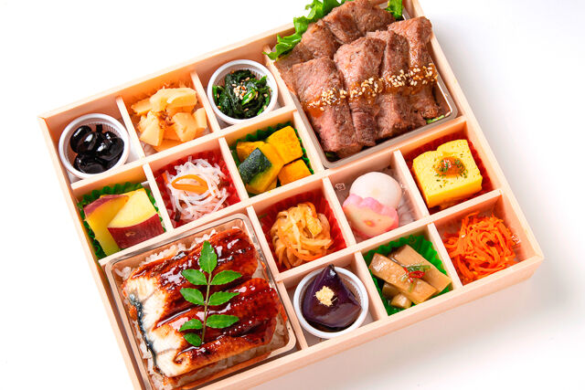 【熨斗対応可】彩り うな重＆ステーキ御膳