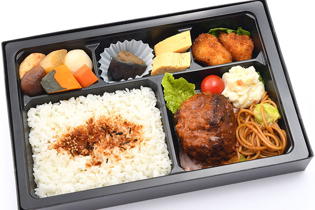 手ごねデミグラスハンバーグ弁当