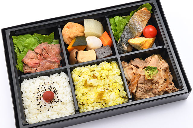 鰤の照り焼き＆豚の生姜焼き御膳