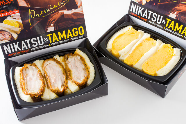 煮かつサンドロース＆玉子サンド（各3ピース）2箱