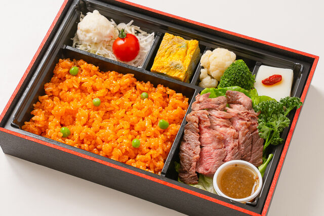 希少部位ミスジステーキ with 特製ケチャップライス